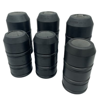 2-7/8'' 3-1/2''TA Stili Kauçuk Petrol Alanı Swab Kupası Altın Çekirdek Kablo Tüpleri Aşağı Çukur Petrol Alanı Ekipmanı için