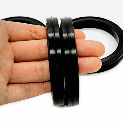 Siyah 90 Şore A 2 Inch FKM HNBR Hammer Union Seal Vee Lip Tipi Seal Ring
