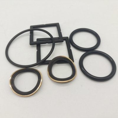 3'lük siyah fiş valfi, makineyle yumuşak mühürlenmiş elastomer