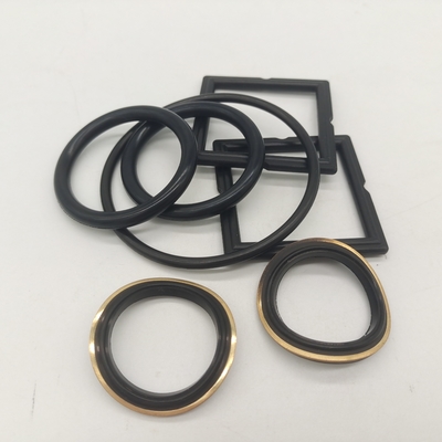 3'lük siyah fiş valfi, makineyle yumuşak mühürlenmiş elastomer