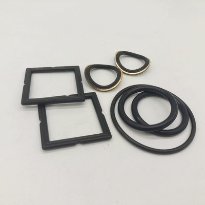 3'lük siyah fiş valfi, makineyle yumuşak mühürlenmiş elastomer