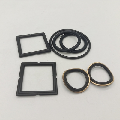 3'lük siyah fiş valfi, makineyle yumuşak mühürlenmiş elastomer