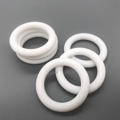 Kimyasallara dayanıklı PTFE düz kauçuk yüzükleri Özel Boyut / Renk / Sertlik
