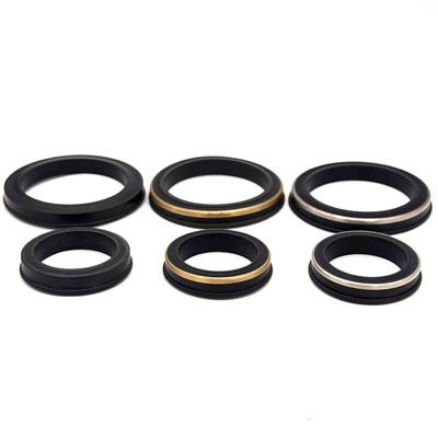 Yüksek Basınçlı 15.000 PSI Çekiç Birliği Dudak Mühürü Petrol Alanı Sınıfı NBR ve Kendiliğinden Güçlendirilmiş Tasarım