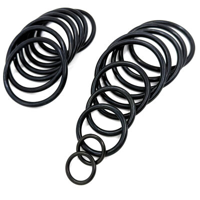 Hidrolik sistemler için hassas siyah nitril O halkaları Buna mühürleri