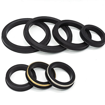 Standart Fig 602, 1002, 1502 6000-15000 PSI uygulamaları için NBR HNBR FKM PTFE malzemeleri ile Hammer Union Lip Seals