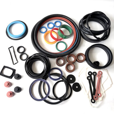 OEM / ODM uygulamaları için NBR EPDM FKM HNBR'de 50-90 Kıyısı A Sertliği ile Özel Elastomer Düğme Parçaları