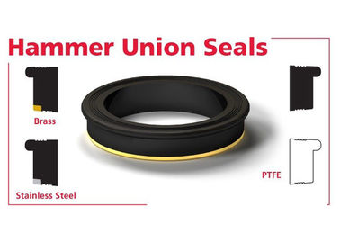 FIG 602/1002/1502 Siyah NBR HNBR FKM PTFE Bakır/ Paslanmaz Yüzüklü Hammer Union Seal
