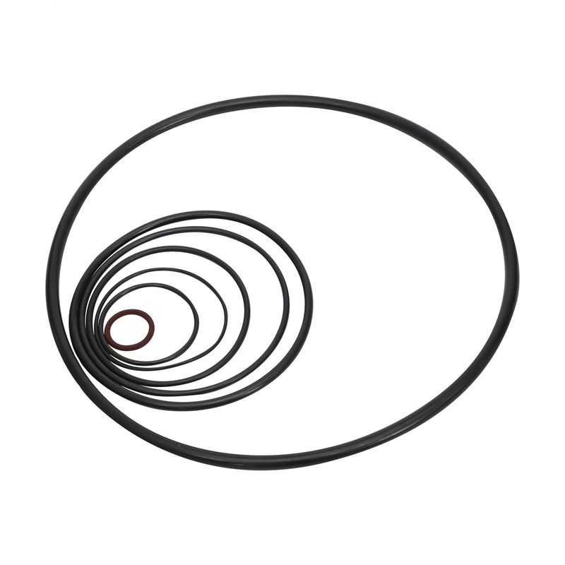 Aşırı sıcaklık ve yağ basıncı hizmetleri Asit gazına dayanıklı yüksek performanslı AS568 Petrol boru hatları için kauçuk O halkaları