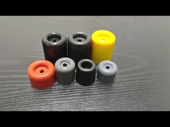 Çok renkli yuvarlak kauçuk kapı durağı / mobilya bacak kapağı Ekolojik